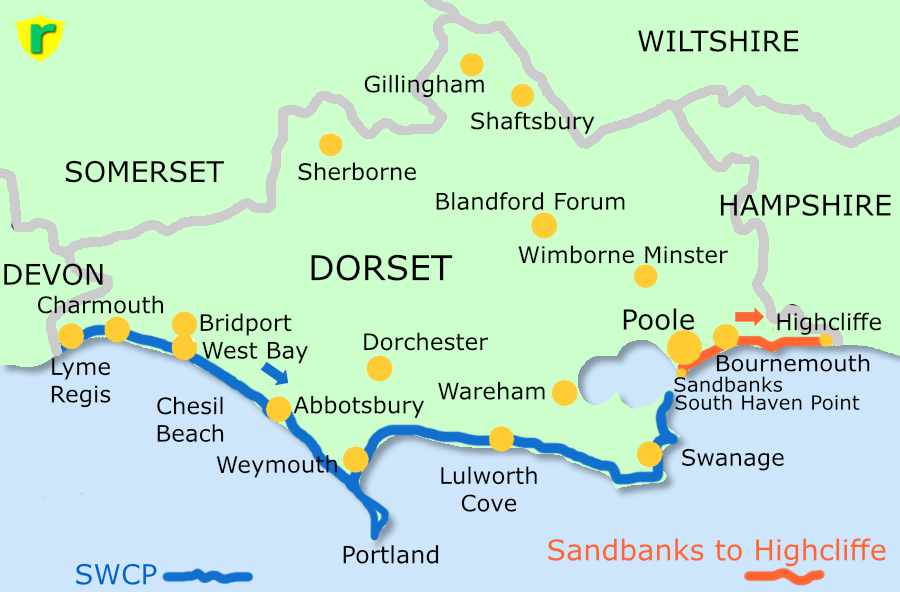The rest of Dorset coast